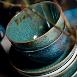 Keramikschale MATERA 15 cm blau 6er-Set