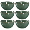 Keramikschale MATERA 12 cm grün 6er-Set