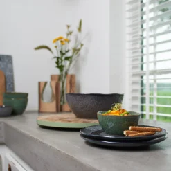 Keramikschale MATERA 12 cm grün 6er-Set