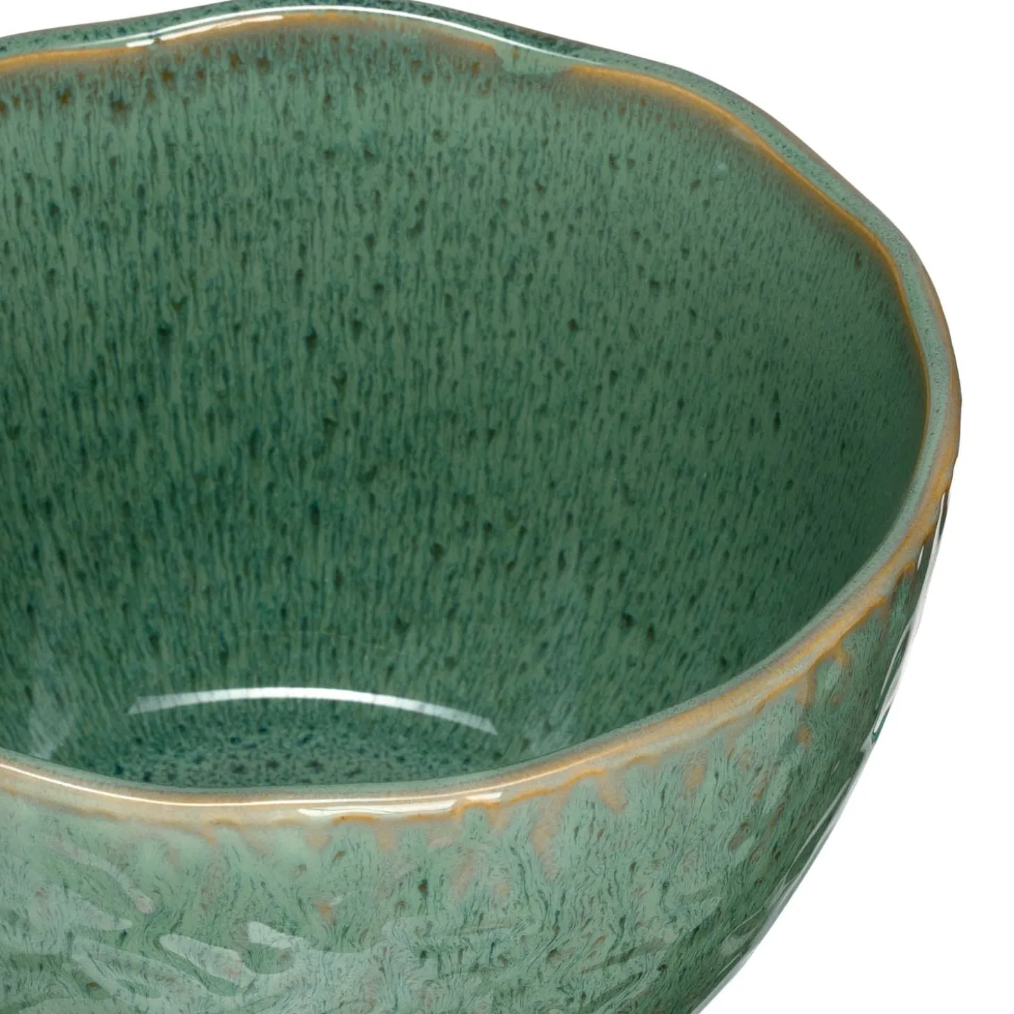 Keramikschale MATERA 15 cm grün 6er-Set