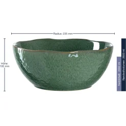 Keramikschale MATERA 24 cm grün