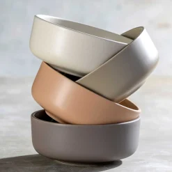 Keramikschale ROMA 16 cm apricot 6er-Set