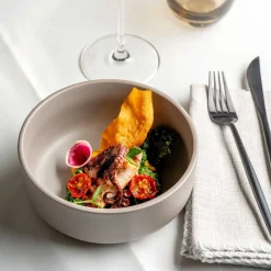 Keramikschale ROMA 16 cm beige 6er-Set