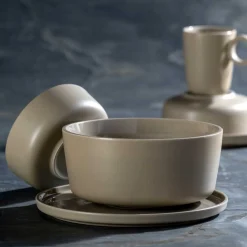 Keramikschale ROMA 23 cm beige