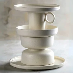 Keramikschale ROMA 16 cm creme 6er-Set