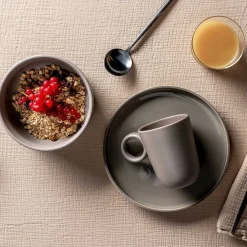 Keramikschale ROMA 16 cm taupe 6er-Set