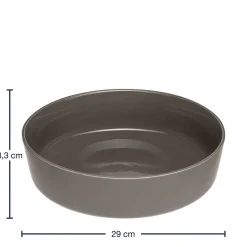 Keramikschale ROMA 30 cm taupe
