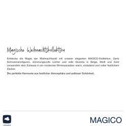 Keramikstern 20 cm gold MAGICO