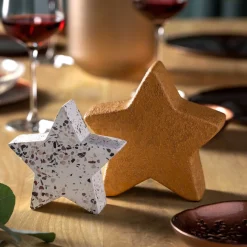 Keramikstern AUTENTICO 15 cm amber