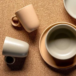 Keramiktasse ROMA 400 ml beige 6er-Set