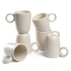 Keramiktasse ROMA 400 ml creme 6er-Set