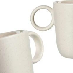 Keramiktasse ROMA 400 ml creme 6er-Set