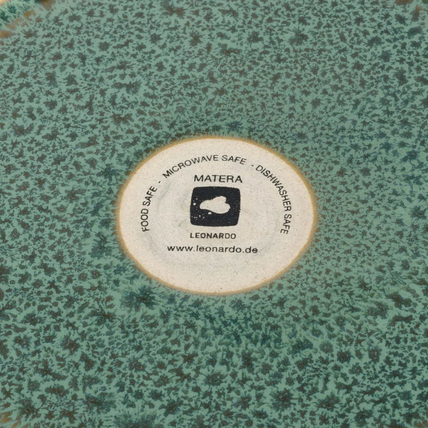 Keramikteller MATERA 27 cm grün 6er-Set