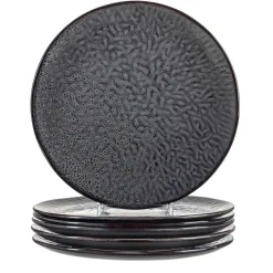 Keramikteller MATERA 27 cm anthrazit 6er-Set
