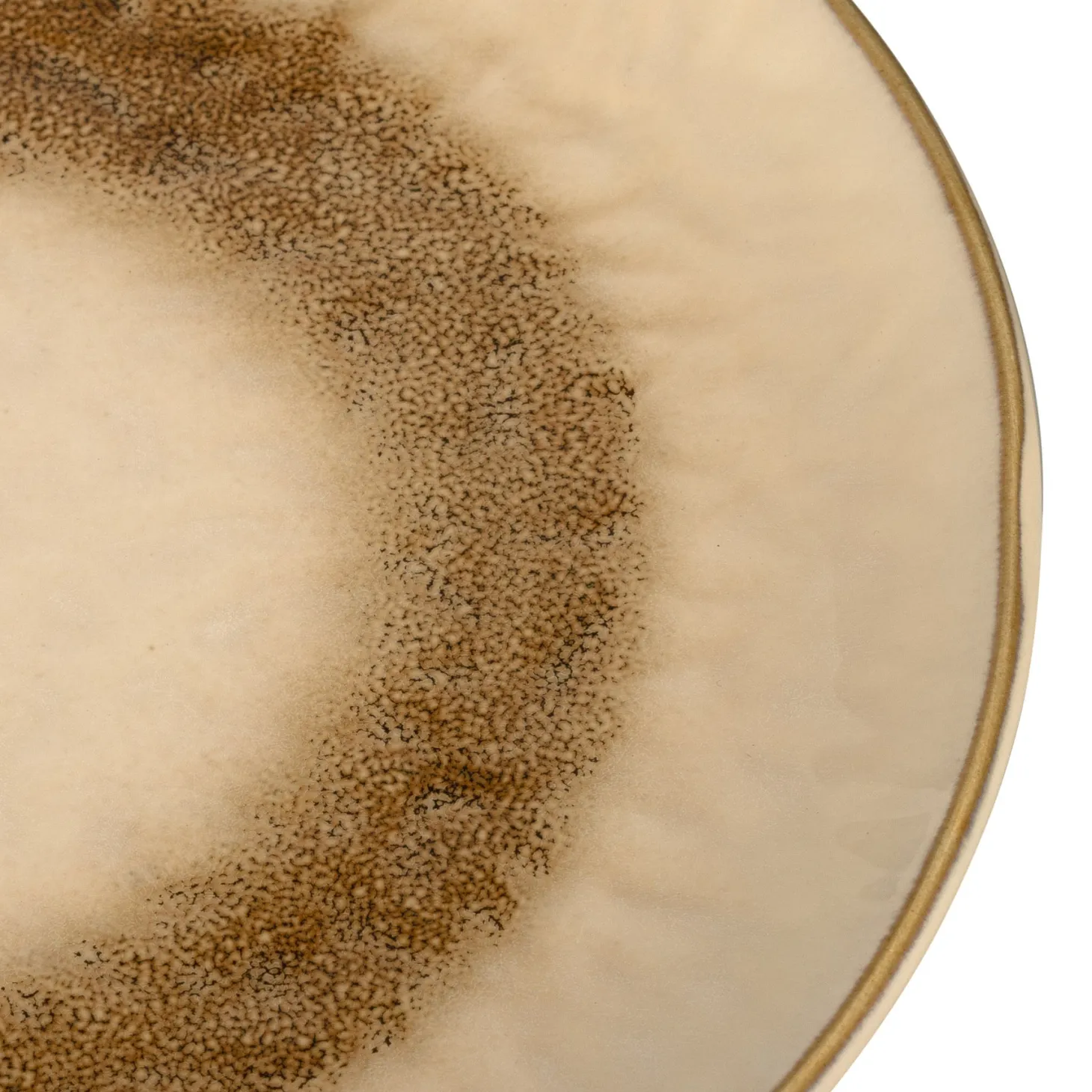 Keramikteller MATERA 23 cm beige 6er-Set