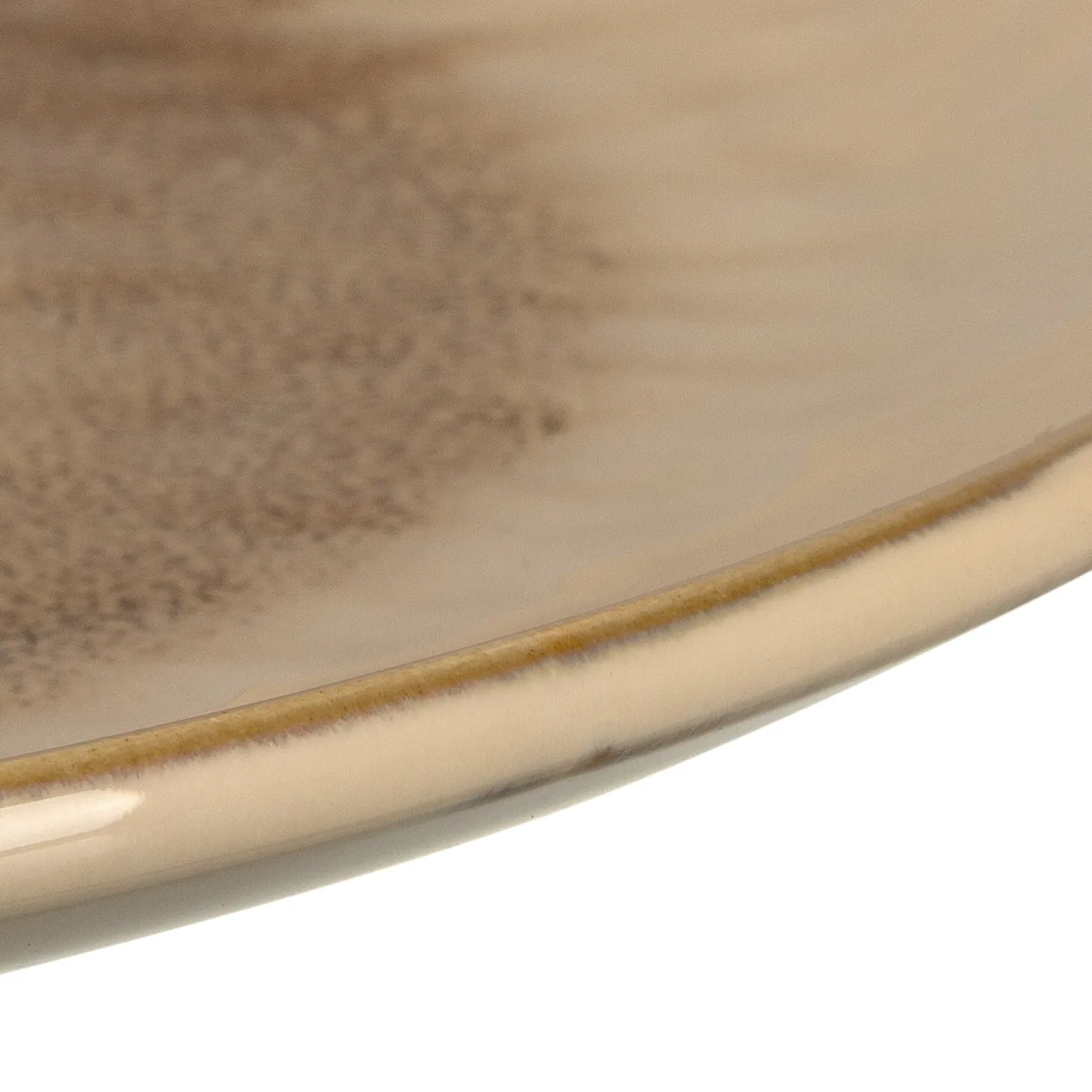 Keramikteller MATERA 23 cm beige 6er-Set