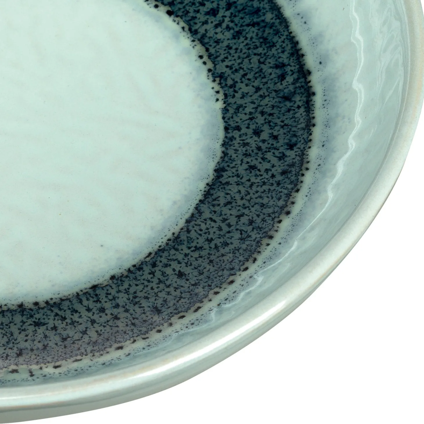 Keramikteller MATERA 21 cm blau tief 6er-Set