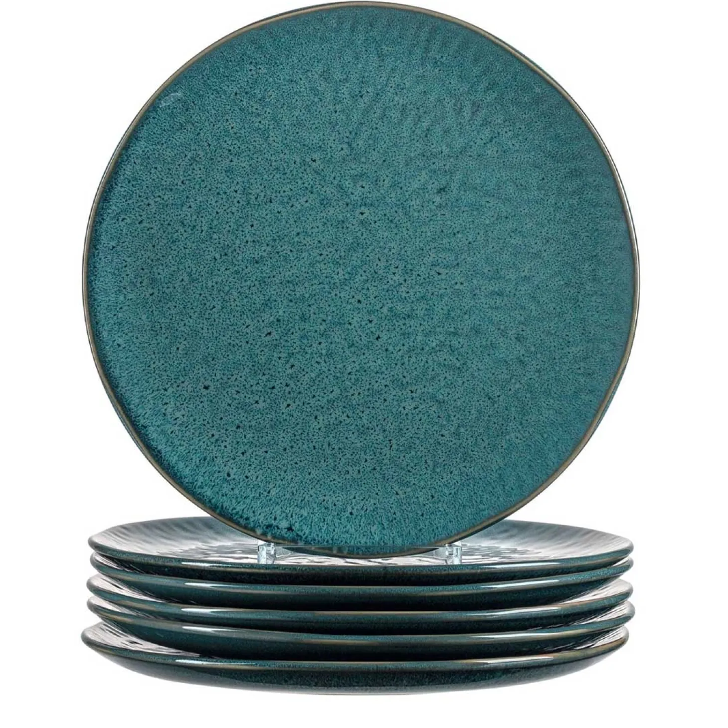 Keramikteller MATERA 27 cm blau 6er-Set