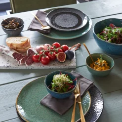 Keramikteller MATERA 32 cm grün