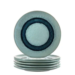 Keramikteller MATERA 23 cm blau 6er-Set