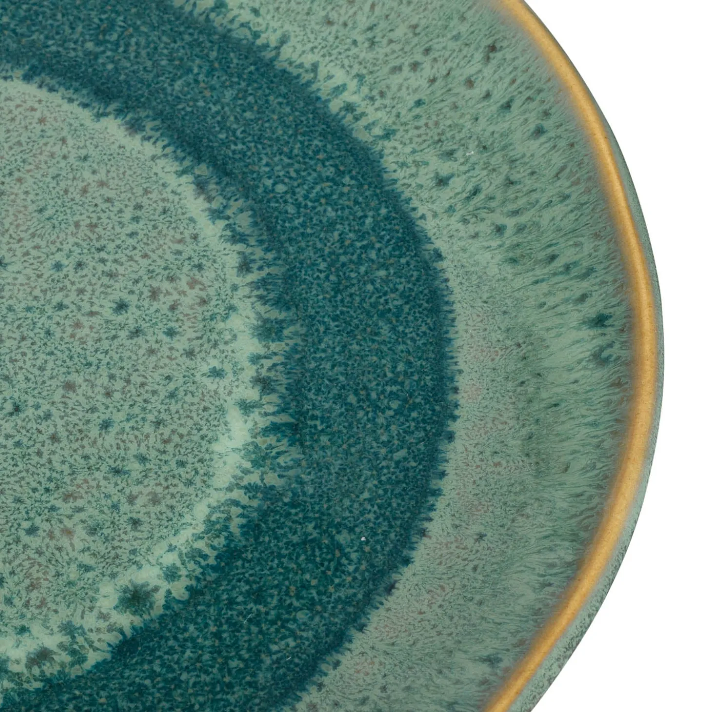 Keramikteller MATERA 23 cm grün 6er-Set