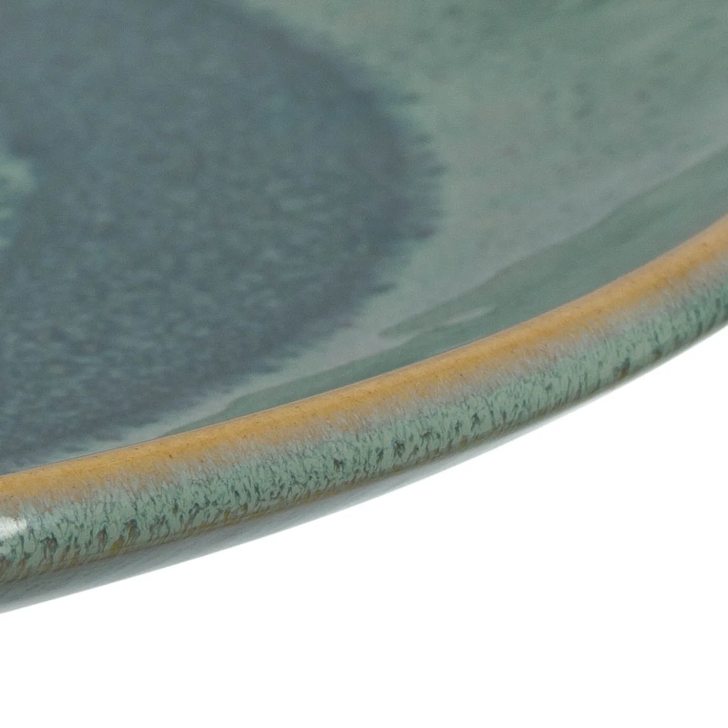 Keramikteller MATERA 23 cm grün 6er-Set