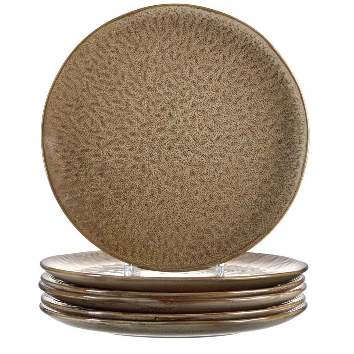 Keramikteller MATERA 27 cm beige 6er-Set