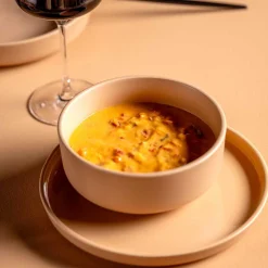 Keramikteller ROMA 22 cm apricot 6er-Set