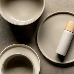 Keramikteller ROMA 22 cm creme 6er-Set