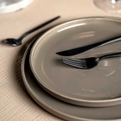 Keramikteller ROMA 27 cm taupe 6er-Set