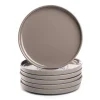 Keramikteller ROMA 22 cm taupe 6er-Set