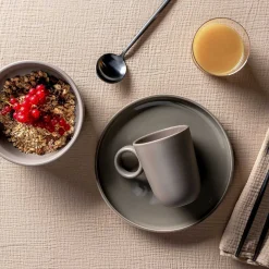 Keramikteller ROMA 22 cm taupe 6er-Set