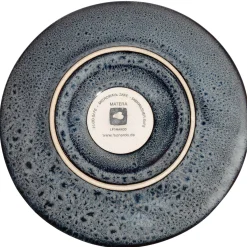 Keramikuntertasse MATERA 15 cm anthrazit 4er-Set