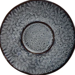 Keramikuntertasse MATERA 15 cm anthrazit 4er-Set