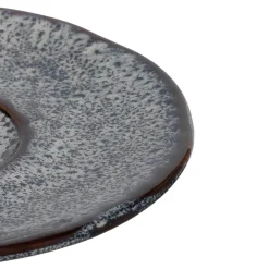 Keramikuntertasse MATERA 11 cm anthrazit 4er-Set