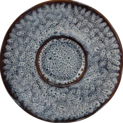 Keramikuntertasse MATERA 11 cm anthrazit 4er-Set