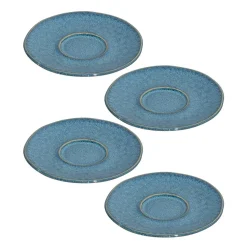 Keramikuntertasse MATERA 11 cm blau 4er-Set