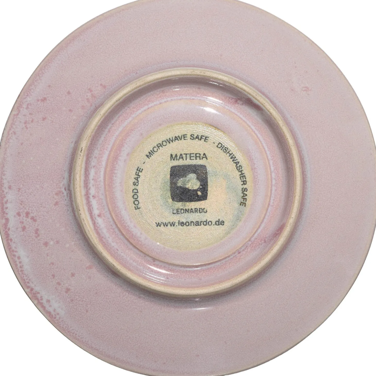 Keramikuntertasse MATERA 11 cm rosé 4er-Set