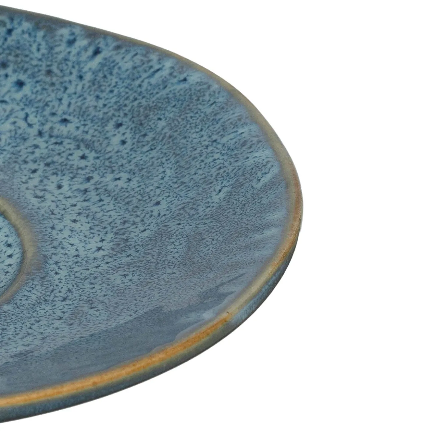 Keramikuntertasse MATERA 15 cm blau 4er-Set