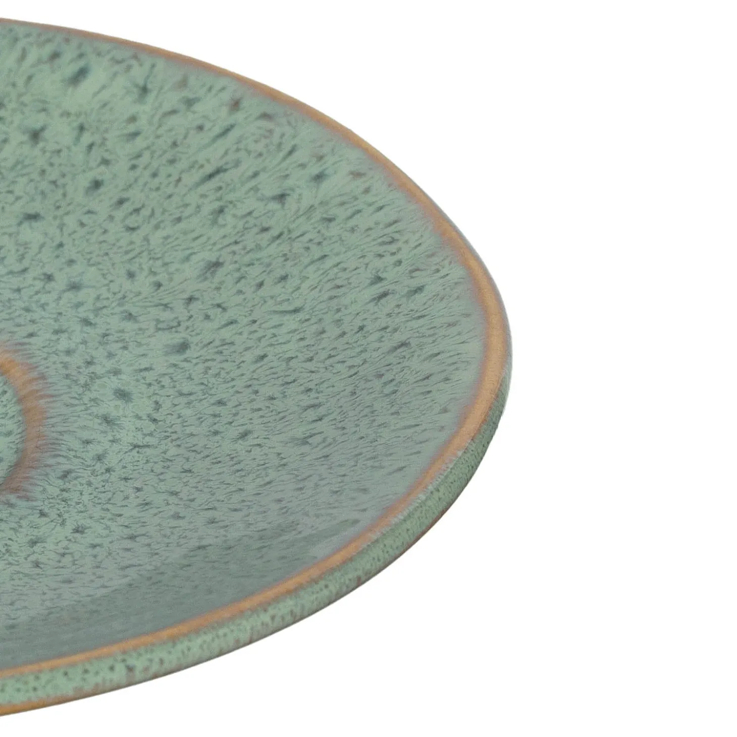 Keramikuntertasse MATERA 15 cm grün 4er-Set