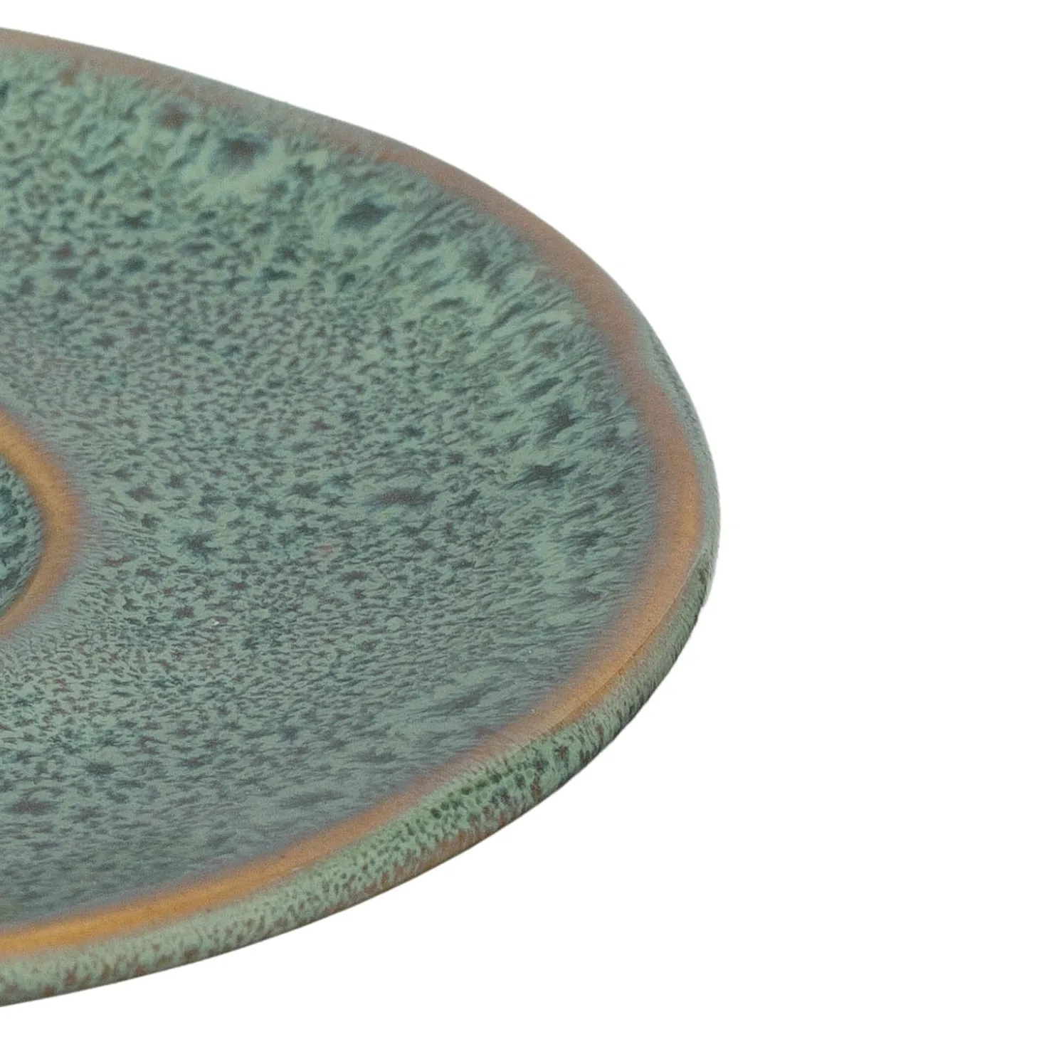 Keramikuntertasse MATERA 11 cm grün 4er-Set