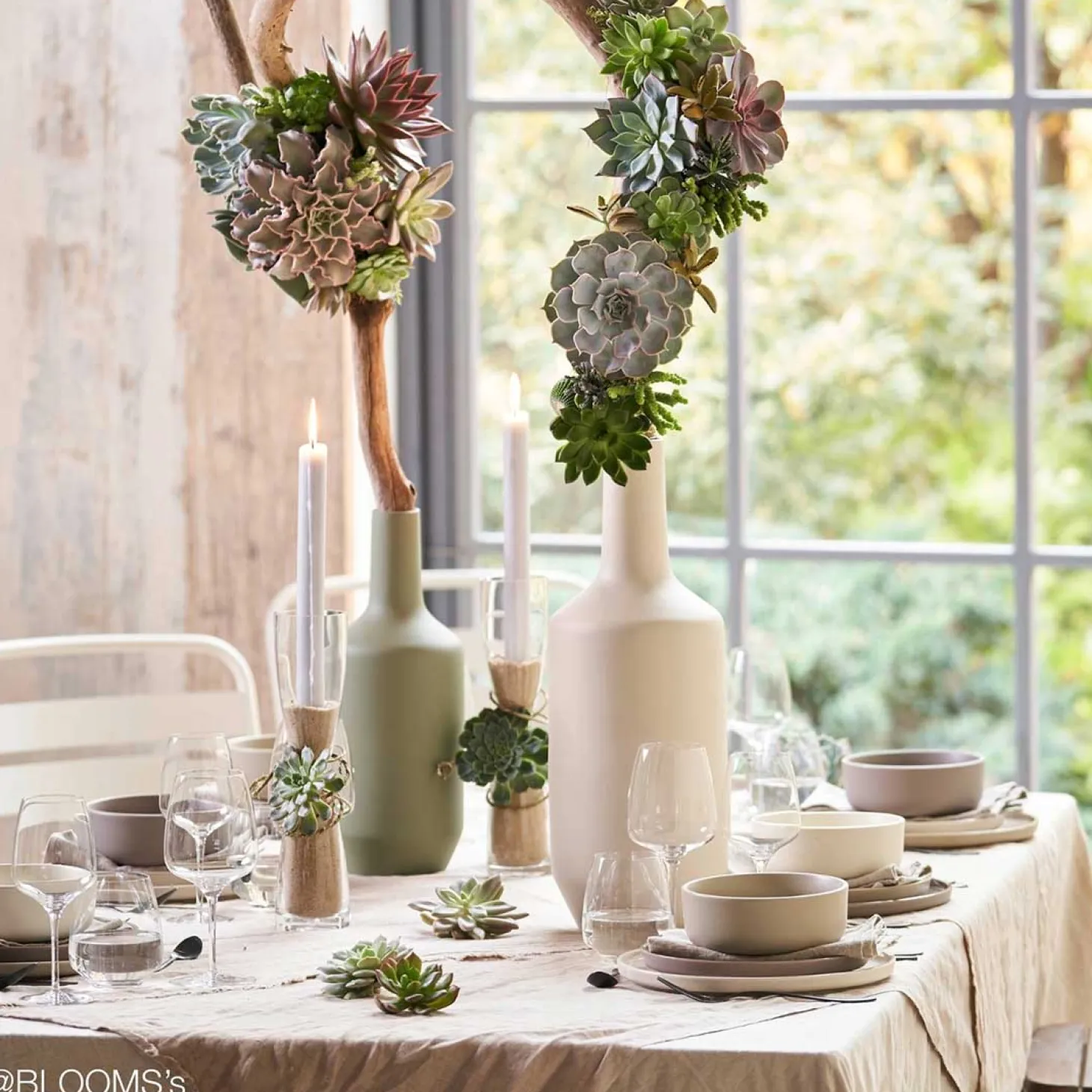 Keramikvase MILANO 50 cm creme