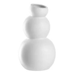 Keramikvase SILENZIO 26 cm weiß