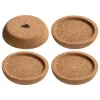 Korkuntersetzer GOCCE 6 cm 4er-Set