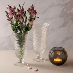 Kugelvase POESIA 13 cm grau