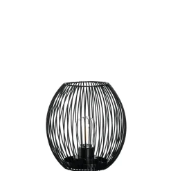 Laterne mit LED CASOLARE 18 cm schwarz