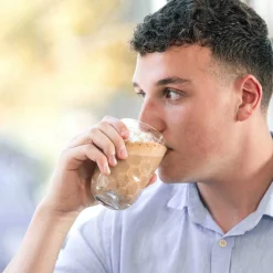 Latte Macchiato Glas GOCCE 380ml 1. Variante 2er-Set