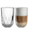 Latte Macchiato Glas GOCCE 380ml 3. Variante 2er-Set