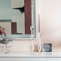 Leuchter RIALTO 33 cm satiniert