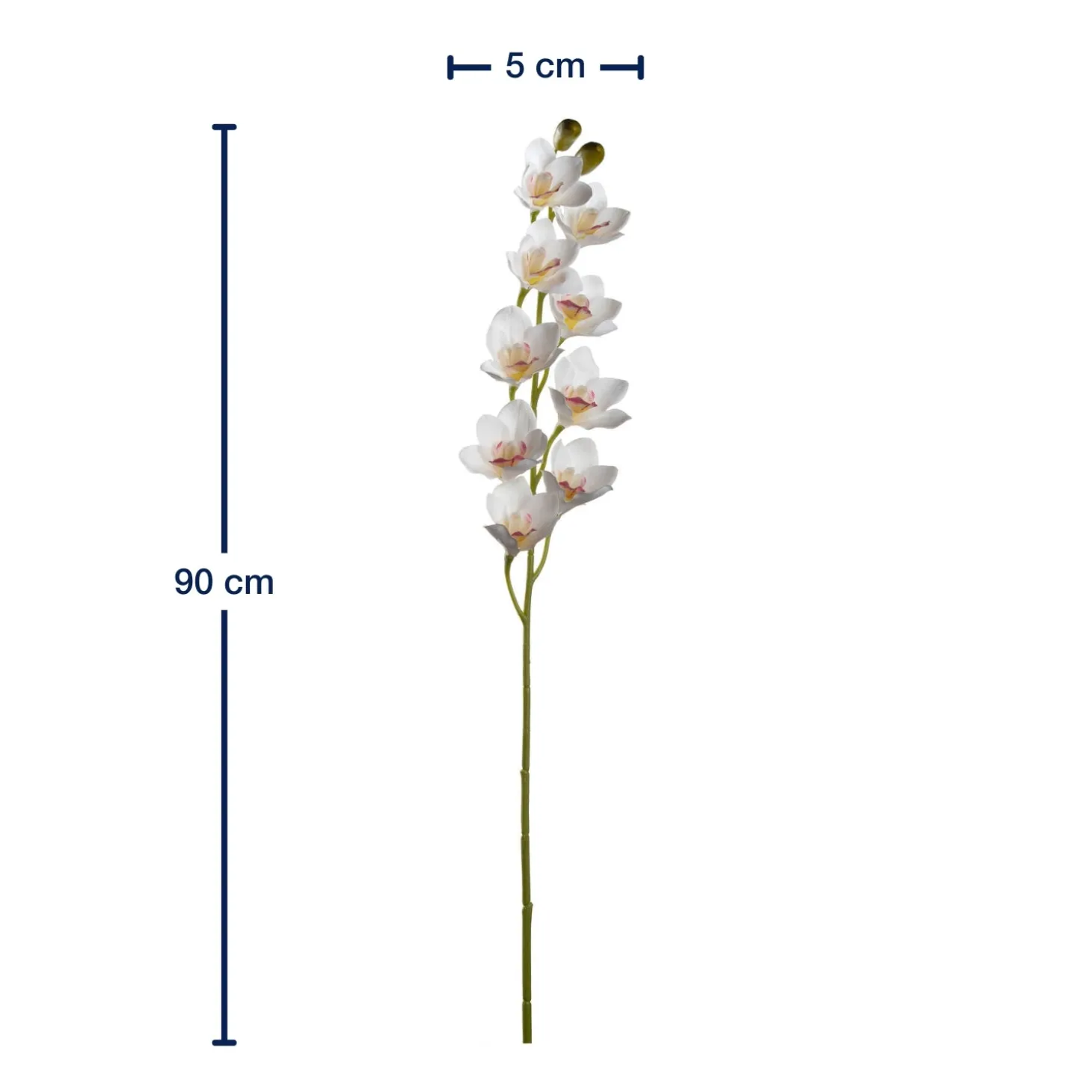 Orchidee FIORE 90 cm weiß